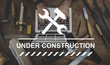 Under Construction Warning Sign Icon Concept