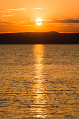 Wall Mural - sunset at balaton