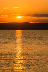 Wall Mural - sunset at balaton