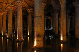 Fototapeta Nowy Jork - The Basilica Cistern - underground water reservoir. Istanbul, Tu