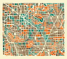 Abstract City Map Free Stock Photo - Public Domain Pictures