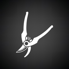 Wall Mural - Garden scissors icon