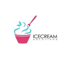 Sticker - Ice cream logo