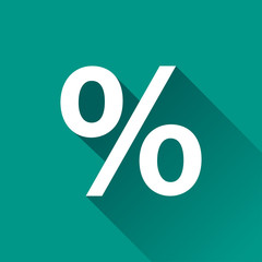 Canvas Print - percentage design icon