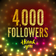 4000 followers 4K