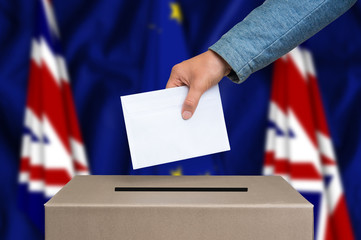 Referendum in Great Britain - voting at the ballot box