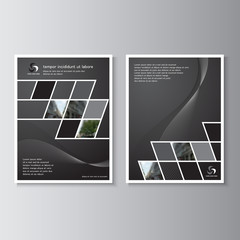 Wall Mural - Cover Design - Vector Illustration, Graphic Design. Leaflet Brochure, A4 Size, Cover Template Design