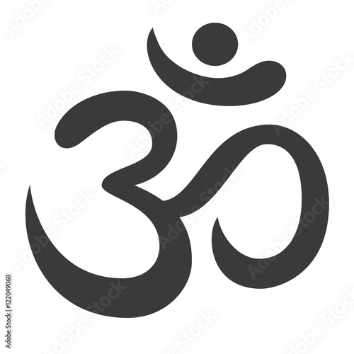 Photo Aum Om Ohm symbol