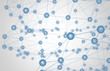 © Jezper - 3D Network background connected blur circles