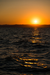 Wall Mural - sunset at balaton, siofok