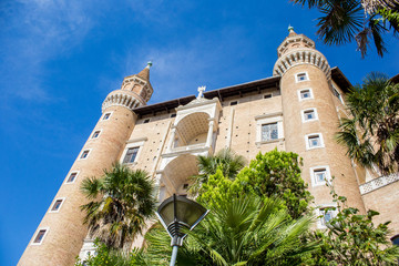 Wall Mural - Ducale Palace in Urbino, Marche, Bottom Angle