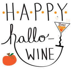 Canvas Print - Happy Hallo Wine