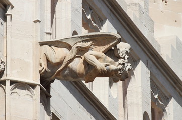 Canvas Print - Gargoyle at La Lonja monument in Palma de Mallorca, Spain