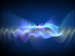 Sound waves - abstract design element