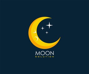 Sticker - Moon logo