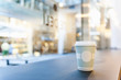 © Westend61 - Takeaway coffee on counter