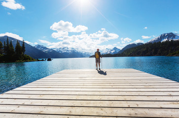 Canvas Print - Garibaldi lake