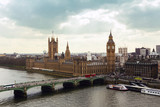 Fototapeta Big Ben - Big Ben and Houses of Parliament in London