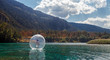 Water  ball al lago di Orfù, Oulx, Italia