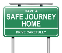 Drive Safely Sign.