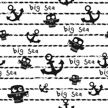 Sea Seamless Pattern
