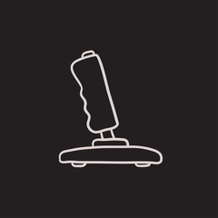 Canvas Print - Joystick sketch icon.