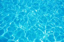 Blue Ripped Water In Swimming Pool