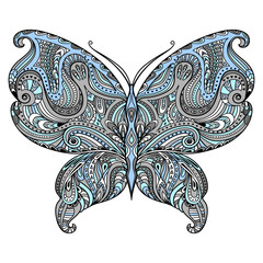 Wall Mural - Vector abstract butterfly.