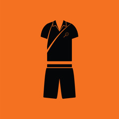 Poster - Tennis man uniform icon