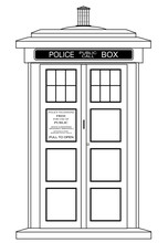 Old Fashioned British Police Box