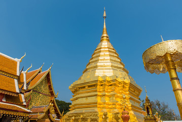 Wall Mural - Wat Phrathat Doi Suthep temple in Chiang Mai, Thailand.