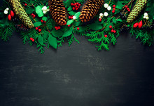 Christmas Or New Year Holiday Background