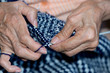 © gitanna - Detail of a person knitting