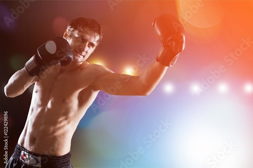 Leinwand Poster Boxing.