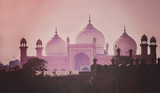 Fototapeta  - Domes of the The Badshahi Mosque