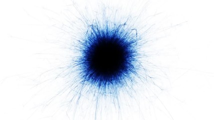 A 15 second loop of an abstract nebulae negative over a white background. HD 1080.