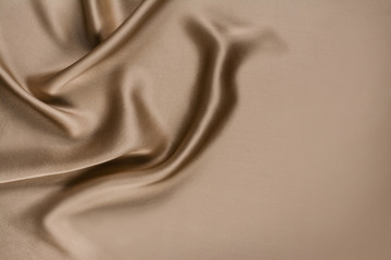 Smooth, elegant silk texture abstract background. Top view photograph.