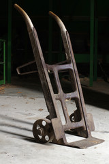 two-wheeled hand truck vintagge