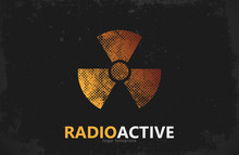 Nuclear Logo. Radioactive Logo Design. Radiation Symbol