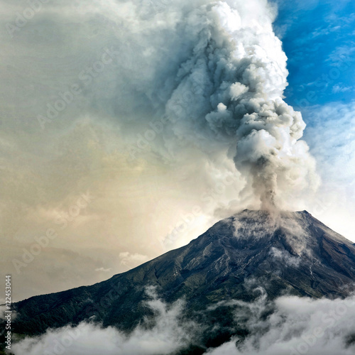 Zdjęcie XXL Wybuch wulkanu Tungurahua, Ekwador