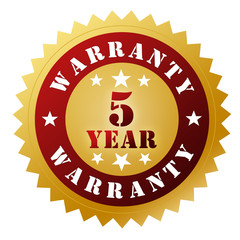 Wall Mural - warranty badge concept 3d illustration