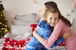 © gpointstudio - Bonding mom and daughter in Christmas