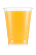 Pineapple juice in plastic cup