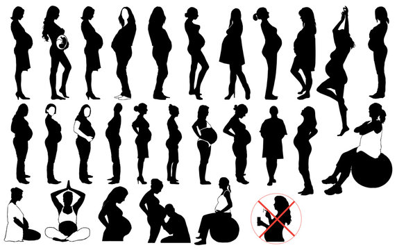pregnant women set black