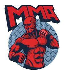 muscle fighter man