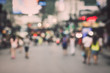 © surasaki - People in bokeh, Crowd of people in Bang La Road