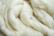 A full page of white needle felting wool background texture