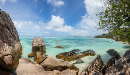 Wall Mural - Beautiful Seychelles panorama