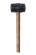 A large rubber mallet isolated on a white background