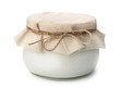© Coprid - Pot of homemade organic yogurt